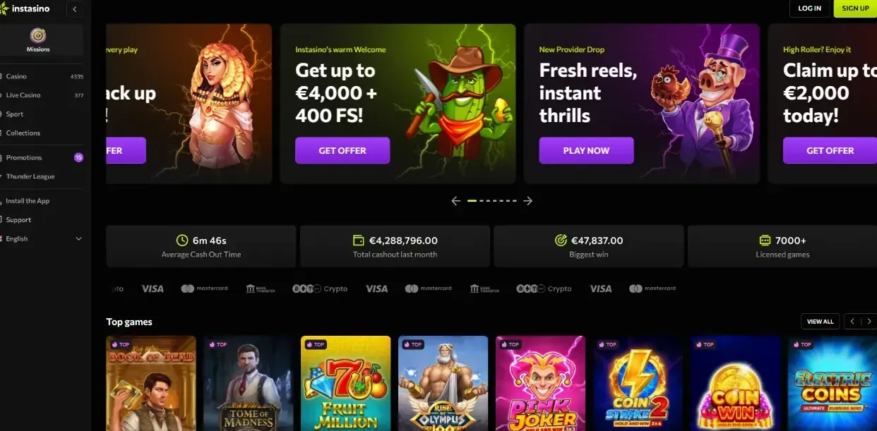 Instasino Casino Nederland: volledige review, de operator-puzzel en het CRUKS-vraagstuk 2026